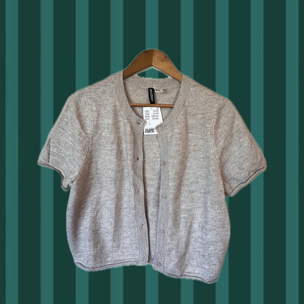 H&M Knit Button-Up Cardigan